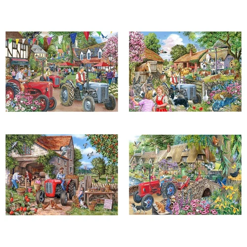 House of Puzzles - Farmer's Friend Large Piece Puzzle 4 x 250pc