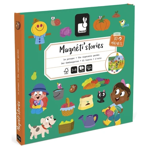 Janod - Vegetable Garden Magnetic Story