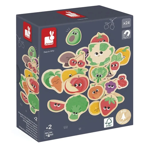 Janod - Fruit & Vegetable Magnets