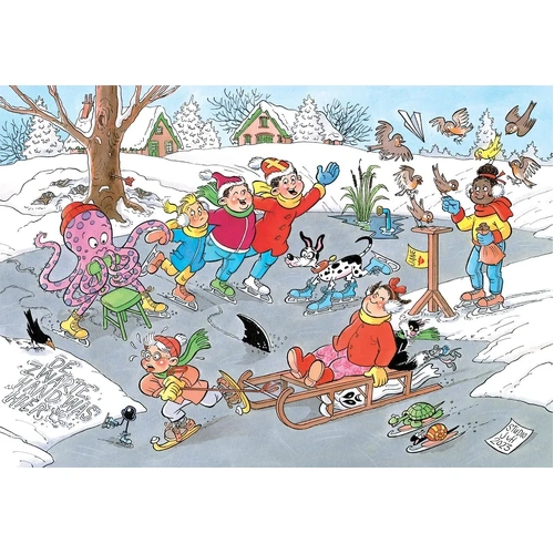 Jumbo - Jan Van Haasteren Junior Ice Skating Puzzle 240pc