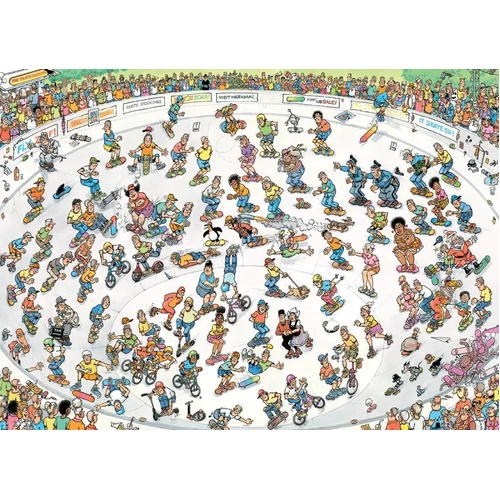 Jumbo - Jan Van Haasteren Riding The Skate Bowl Puzzle 1000pc