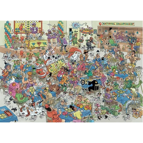 Jumbo - Jan Van Haasteren Ludo Battle Puzzle 1000pc