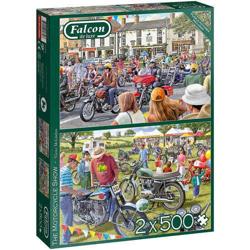 Jumbo - The Motorcycle Show Puzzle 2 x 500pc