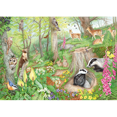 Jumbo - Woodland Wildlife Puzzle 1000pc