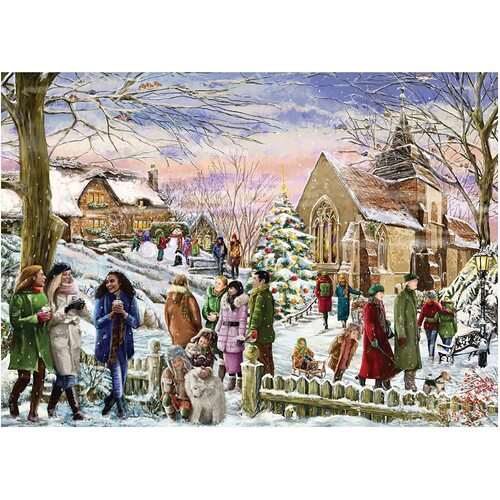 Jumbo - Festive Village Puzzle 1000pc