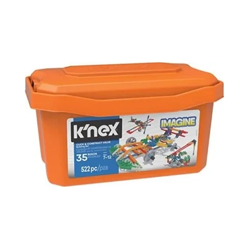 K'Nex - Click & Construct Tub 35 Models 522 pieces