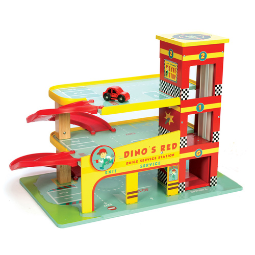 Le Toy Van - Dino's Red Garage