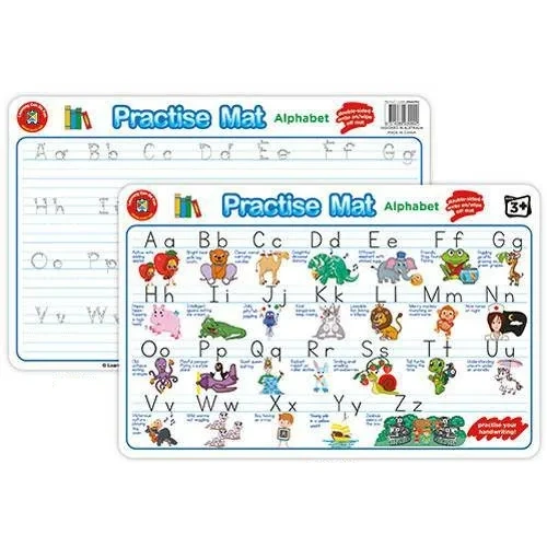 Learning Can Be Fun - Practise Mat - Alphabet