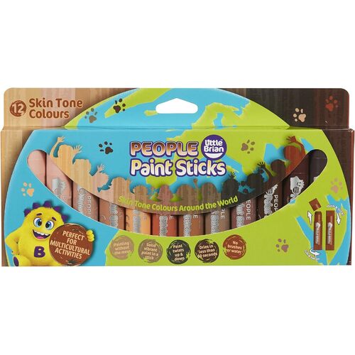 Little Brian - People Paint Sticks 12pk