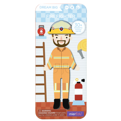 mierEdu - Magnetic Puzzle Box - Firefighter