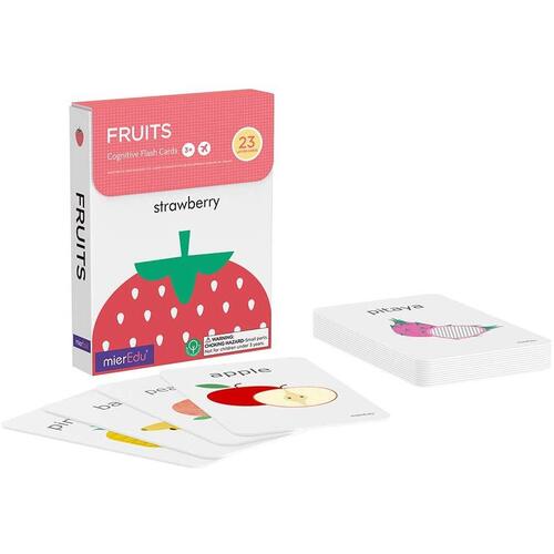 mierEdu - Cognitive Flash Cards - Fruits
