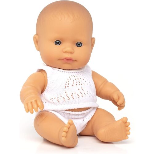 Miniland - Baby Doll European Girl 21cm