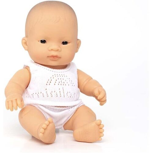Miniland - Baby Doll Asian Girl 21cm