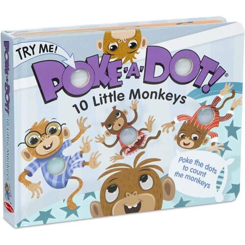 Melissa & Doug - Poke-A-Dot - 10 Little Monkeys