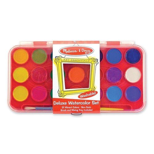Buy Melissa & Doug Deluxe Watercolor Paint Set (21 colours)