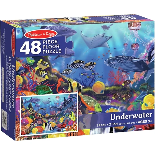 Melissa & Doug - Underwater Floor Puzzle 48pc