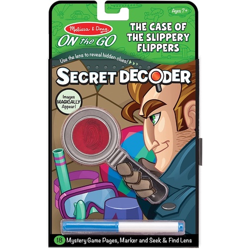 Melissa & Doug - On The Go - Secret Decoder - Case of the Slippery Flippers
