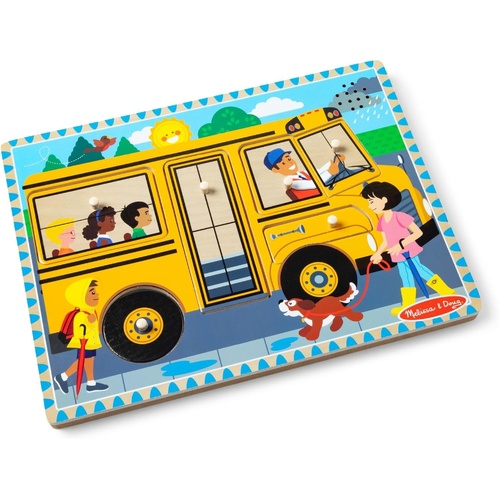 Melissa & Doug - The Wheels on the Bus Sound Puzzle 6pc