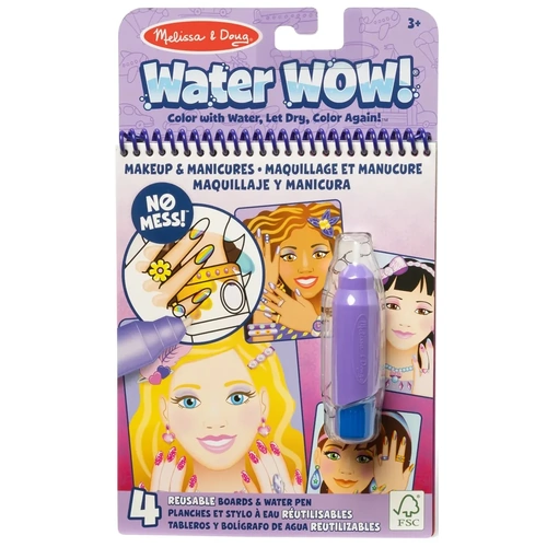 Melissa & Doug - On The Go - Water WOW! - Makeup & Manicures