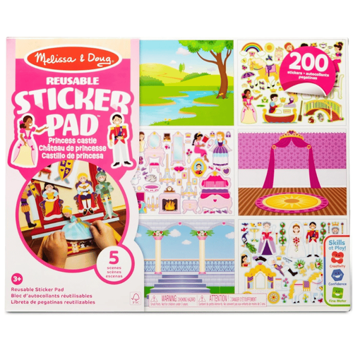 Melissa & Doug - Reusable Sticker Pad - Princess Castle
