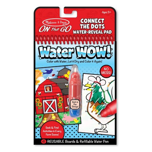 Melissa & Doug - On The Go - Water WOW! - Farm Connect the Dots