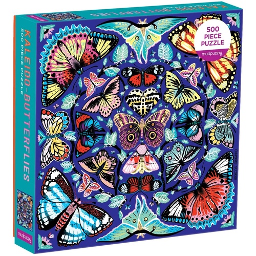 Mudpuppy - Kaleido Butterflies Family Puzzle 500pc