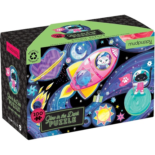 Mudpuppy - Cosmic Dreams Glow-in-the-Dark Puzzle 100pc