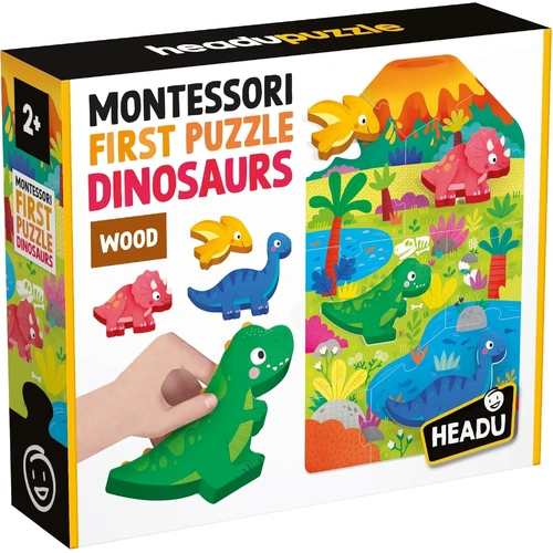 Headu - Montessori First Puzzle Dinosaurs