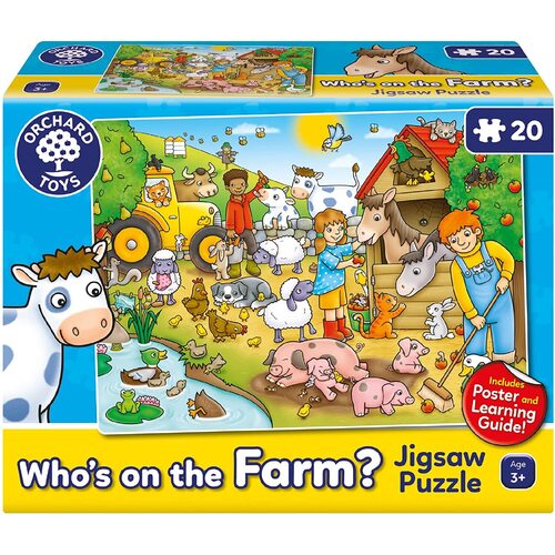 Orchard Toys - Who's on the Farm Puzzle 20pc