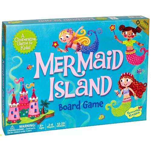 Peaceable Kingdom - Mermaid Island Board Game