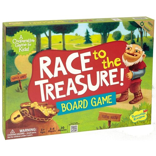 Peaceable Kingdom - Race to the Treasure Board Game