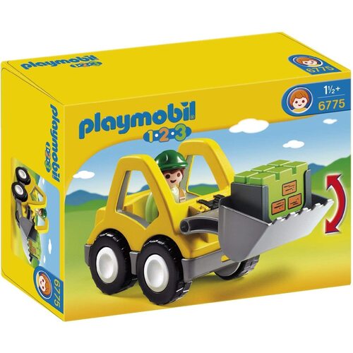 Playmobil - 1.2.3 Shovel Excavator 70125