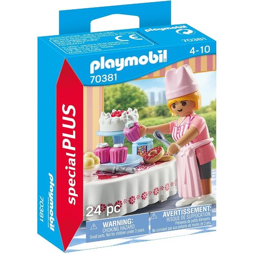 Playmobil - Baker with Dessert Table 70381