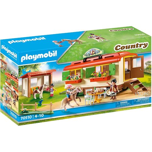 Playmobil - Pony Shelter with Mobile Home 70510