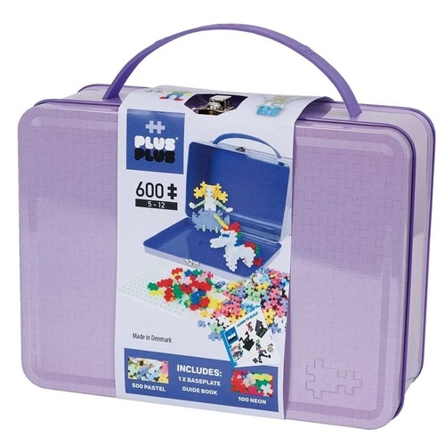 Plus-Plus - Pastel Metal Suitcase 600pc