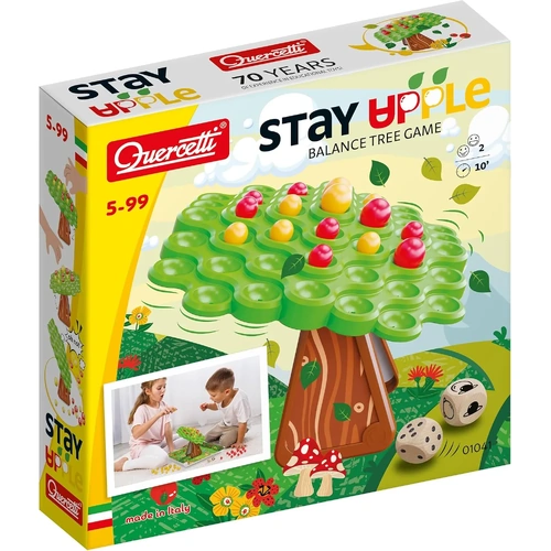 Quercetti - Stay Apple Balance Game
