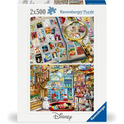 Ravensburger - Disney Stamps & Toys Puzzle 2x500pc