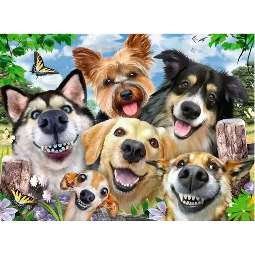 Ravensburger - Selfies Dogs' Delight Puzzle 500pc