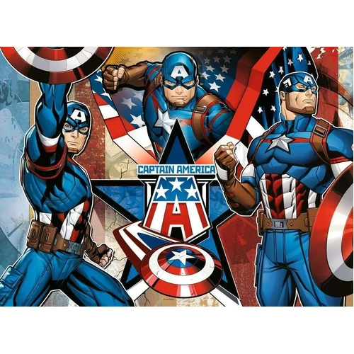 Ravensburger - Marvel Captain America Puzzle 100pc