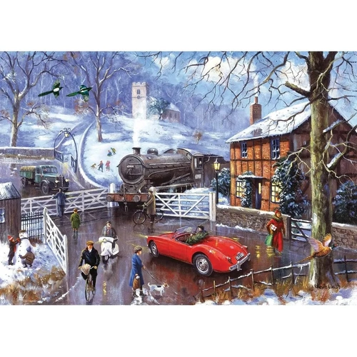 Ravensburger - Railway Crossing Puzzle 1000pc