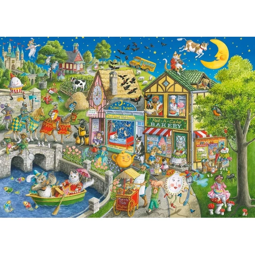 Ravensburger - Mother Gooseville Puzzle 1000pc