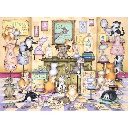 Ravensburger - Crazy Cats: Taby & Co Puzzle 500pc