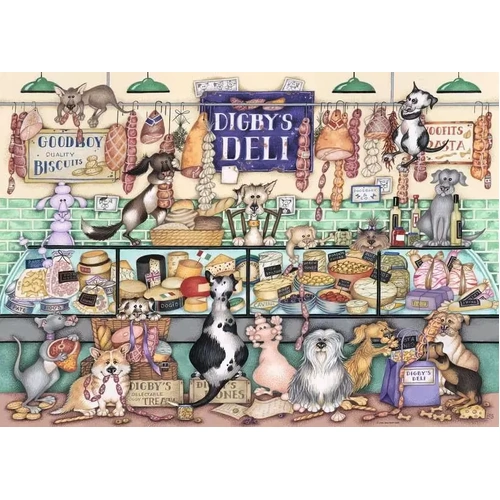 Ravensburger - Dapper Dogs: Digby's Deli Puzzle 1000pc