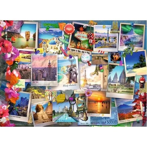 Ravensburger - Travel World Pinboard Puzzle 500pc