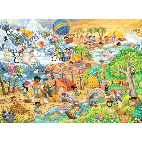 Ravensburger - Four Seasons Puzzle 100pc