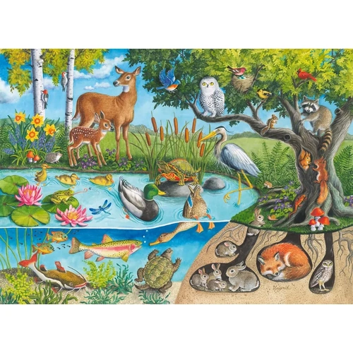 Ravensburger - Animals Above and Below Puzzle 60pc