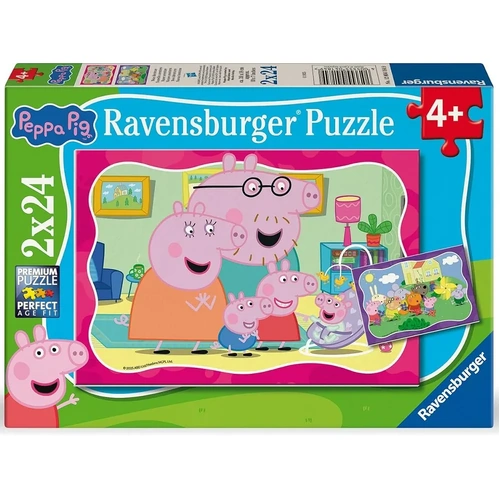 Ravensburger - Peppa Pig New Adventures Puzzle 2x24pc