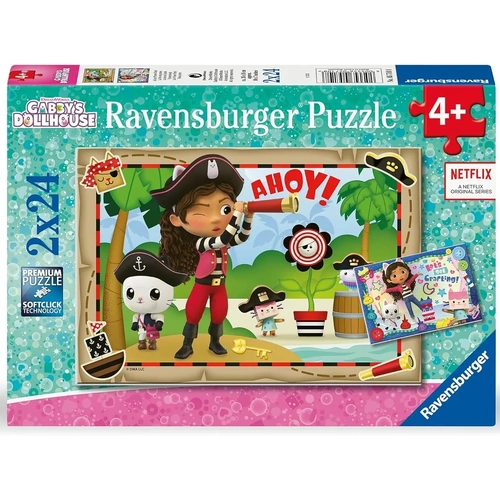 Ravensburger - Gabby's Dollhouse Puzzle 2x24pc