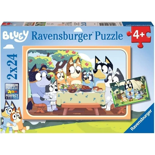 Ravensburger - Bluey Let's Go! Puzzle 2x24pc