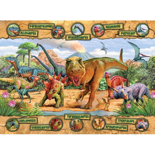 Ravensburger - Dinosaurs Puzzle 100pc